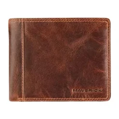 Maverick The Original - Portefeuille RFID avec porte-cartes amovible - cuir