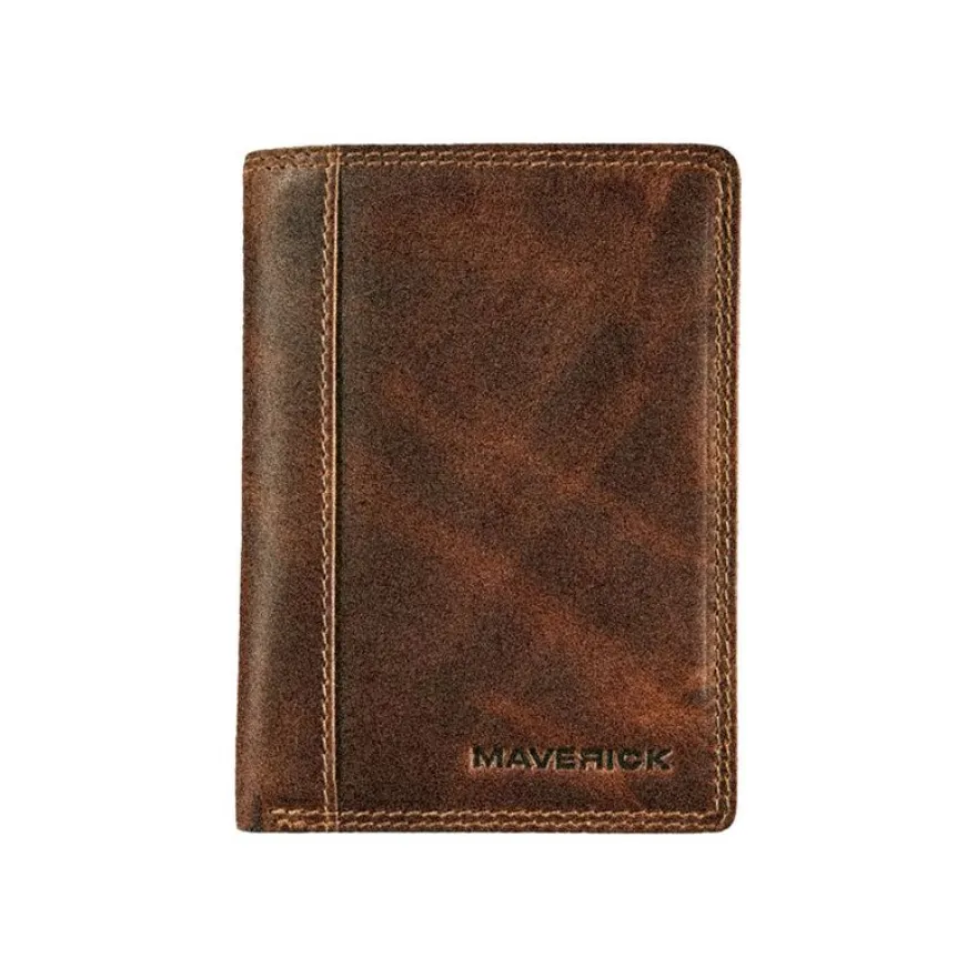 Maverick The Original - Portefeuille compact RFID - cuir