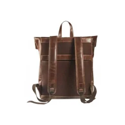 Maverick The Original - Sac à dos pour ordinateur portable - cuir - 15.6" - brun