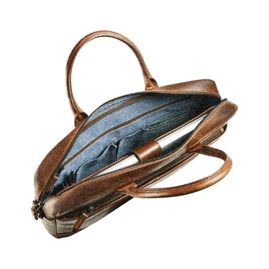 Maverick The Original - Sacoche pour ordinateur portable 15,6" - cuir