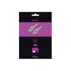 MCL - Câble réseau - RJ-45 (M) pour RJ-45 (M) - 15 m - gris