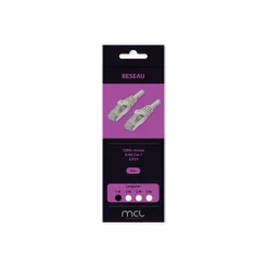 MCL - Câble réseau - RJ-45 (M) pour RJ-45 (M) - 1 m - gris