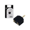 MCL Samar - adaptateur audio/stéréo JACK 3.5 (M) vers 2 prises JACK 3.5 (F) - haute qualité