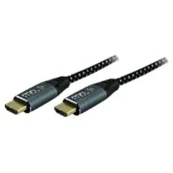 MCL Samar - Câble HDMI mâle pour HDMI mâle - 2 m - gris, noir