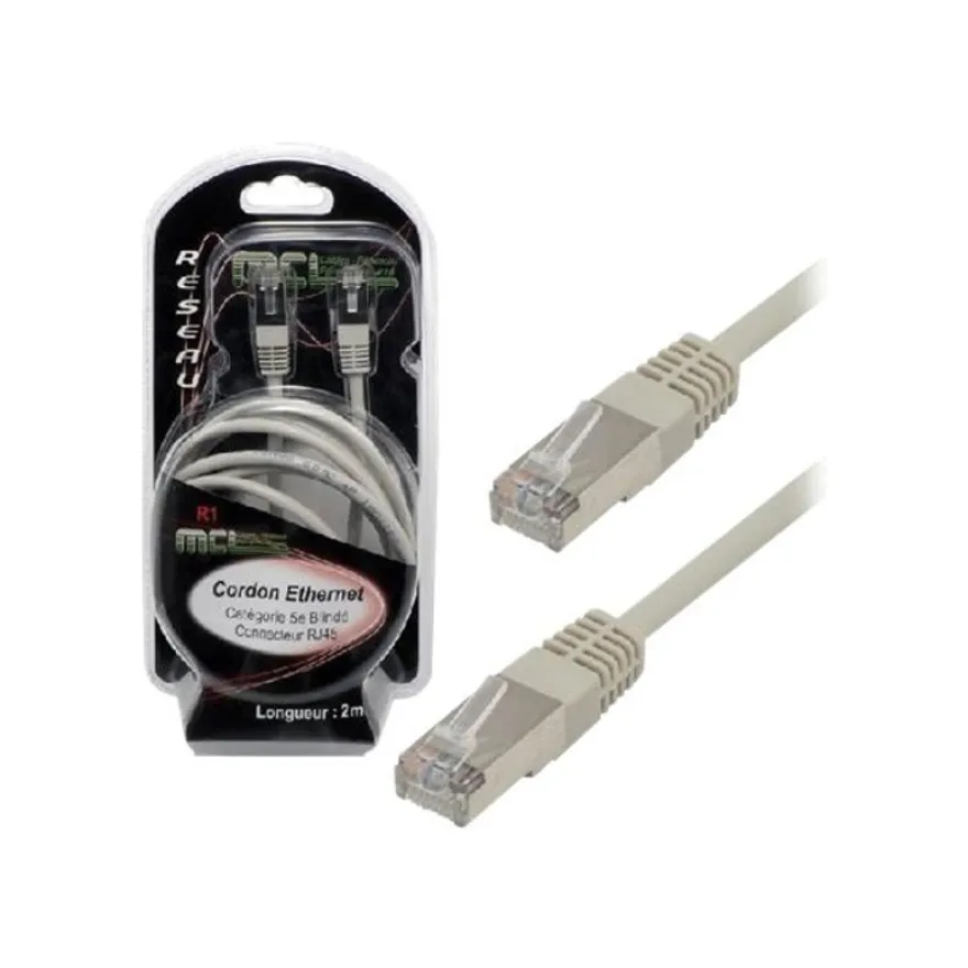 MCL Samar - câble réseau RJ45 CAT 5E F/UTP - 2 m