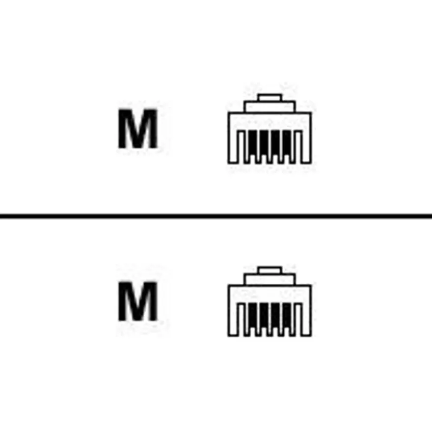 MCL Samar - câble spécial ADSL connecteurs RJ11 6/4 mâle / mâle - 5 m