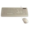 MCL Samar - Ensemble clavier et souris filaire - Azerty Français - Terrazzo Beige