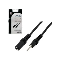 MCL Samar - rallonge de câble audio/stéréo JACK 3,5 (M)/(F) - 2 m