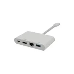 MCL Samar USB3C-504 - Station d'accueil - HDMI, RJ45, USB-C, 3xUSB, VGA