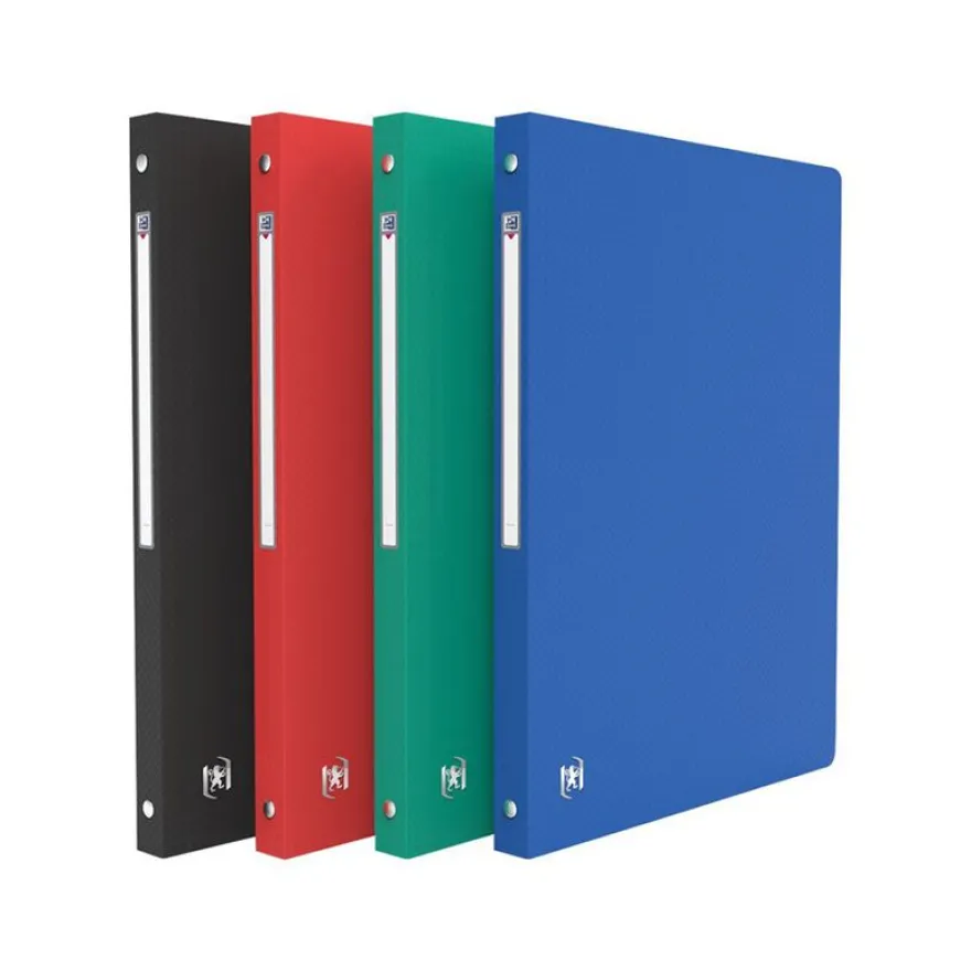 Memphis Tradition - Classeur souple à anneaux - Dos 20 mm - A4 - pour 100 feuilles - disponible dans différentes couleurs