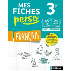 Mes fiches perso Français 3e - révisions brevet 2020
