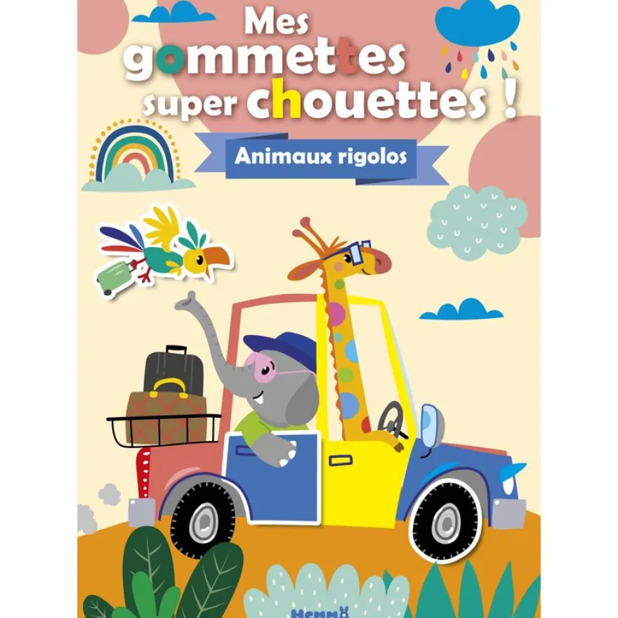 Mes gommettes super chouettes ! animaux rigolos