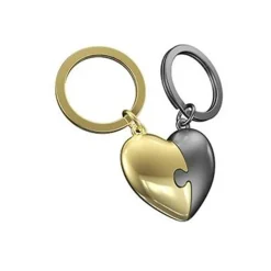 Metalmorphose - Porte-clés - cœur à partager