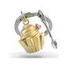 Metalmorphose - Porte-clés - cupcake vanille