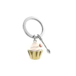 Metalmorphose - Porte-clés - cupcake vanille