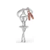 Metalmorphose - Porte-clés - danseuse étoile et ses chaussons