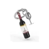 Metalmorphose - Porte-clés - bouteille de vin et son verre