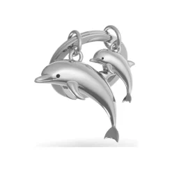 Metalmorphose - Porte-clés - dauphin et son jouet