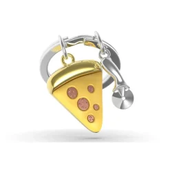 Metalmorphose - Porte-clés - pizza