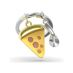 Metalmorphose - Porte-clés - pizza
