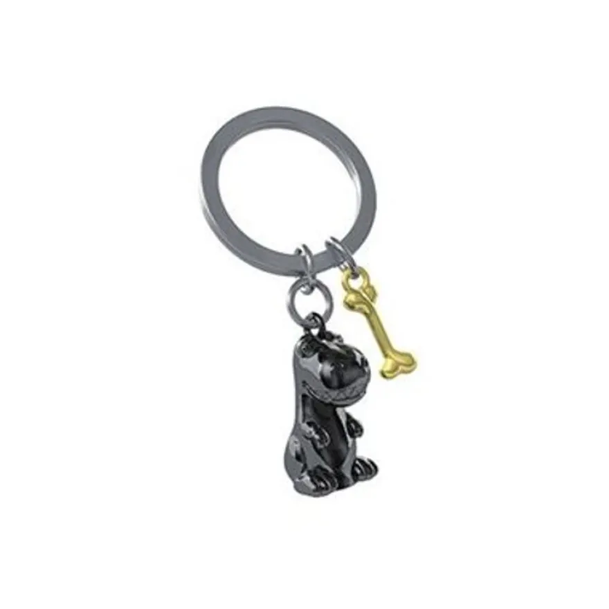 Metalmorphose - Porte-clés - T-Rex et son os