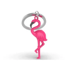Metalmorphose - Porte-clés - flamant rose