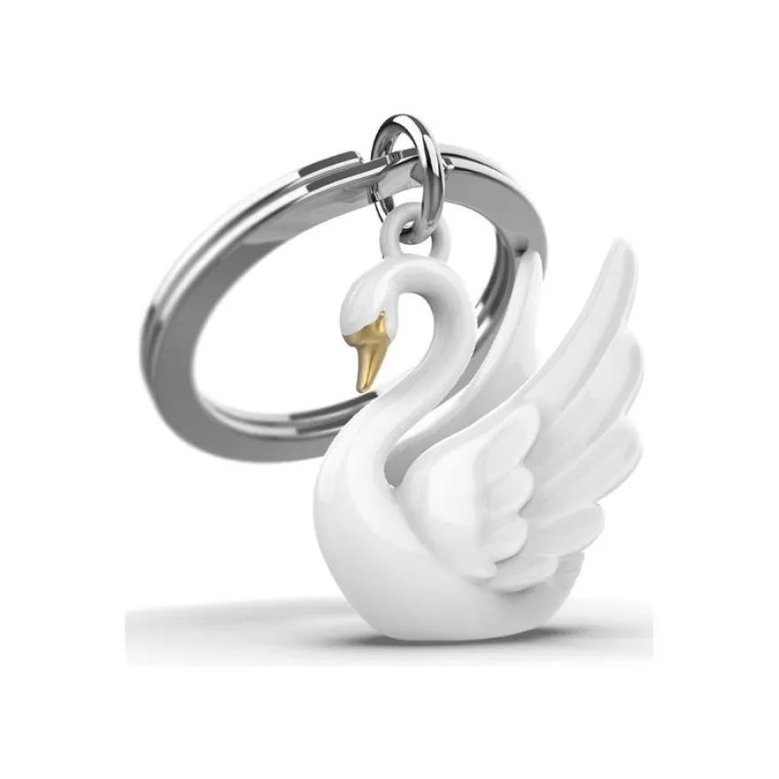 Metalmorphose - Porte-clés - cygne