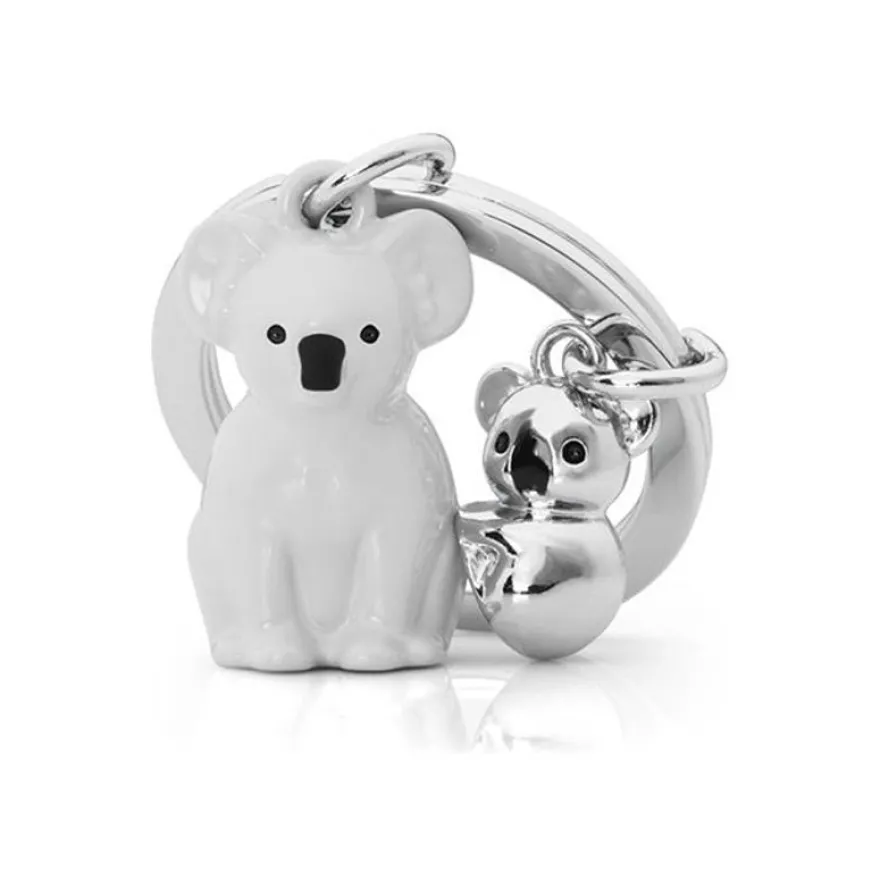 Metalmorphose - Porte-clés - koala et son petit