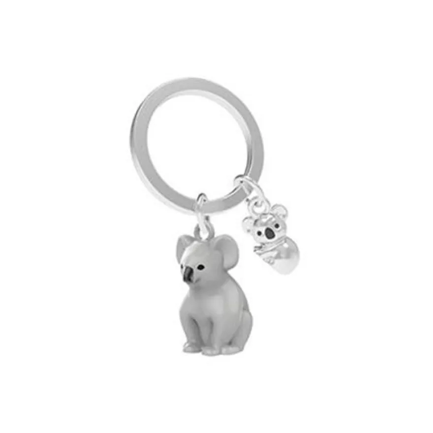 Metalmorphose - Porte-clés - koala et son petit