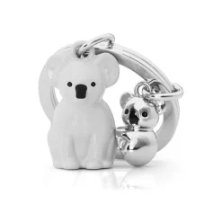 Metalmorphose - Porte-clés - koala et son petit