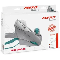 METO Proline - Etiqueteuse 1 ligne - fourni avec 1000 étiquettes blanches 26 x 12 mm
