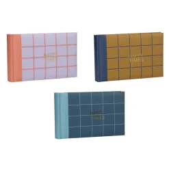 Mini album photos fantaisie 50 pochettes ERICA "Happy Times" pour 50 photos 10 x 15 cm motifs et coloris assortis