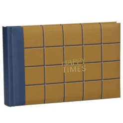 Mini album photos fantaisie 50 pochettes ERICA "Happy Times" pour 50 photos 10 x 15 cm motifs et coloris assortis