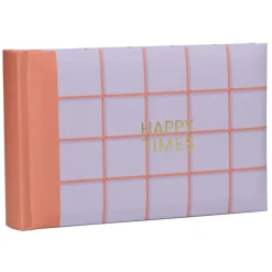 Mini album photos fantaisie 50 pochettes ERICA "Happy Times" pour 50 photos 10 x 15 cm motifs et coloris assortis