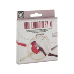 Mini kit de broderie - Oiseau
