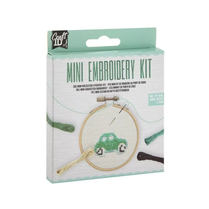 Mini kit de broderie - Voiture