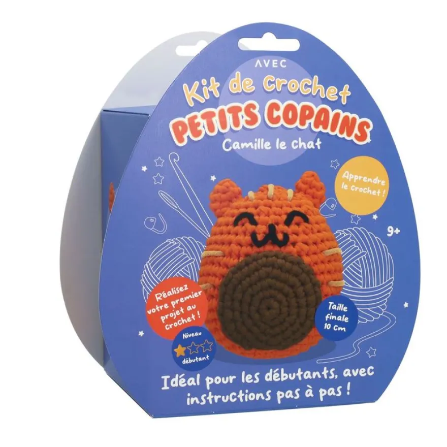 Mini set de crochet - chat