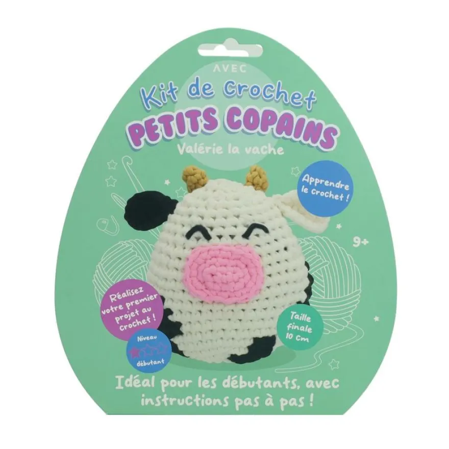 Mini set de crochet - vache