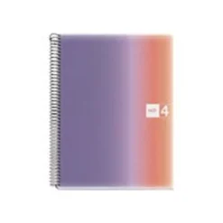 Miquelrius Aurora - Cahier à spirale - A4 (210 x 297 mm) - 120 feuilles - ligné