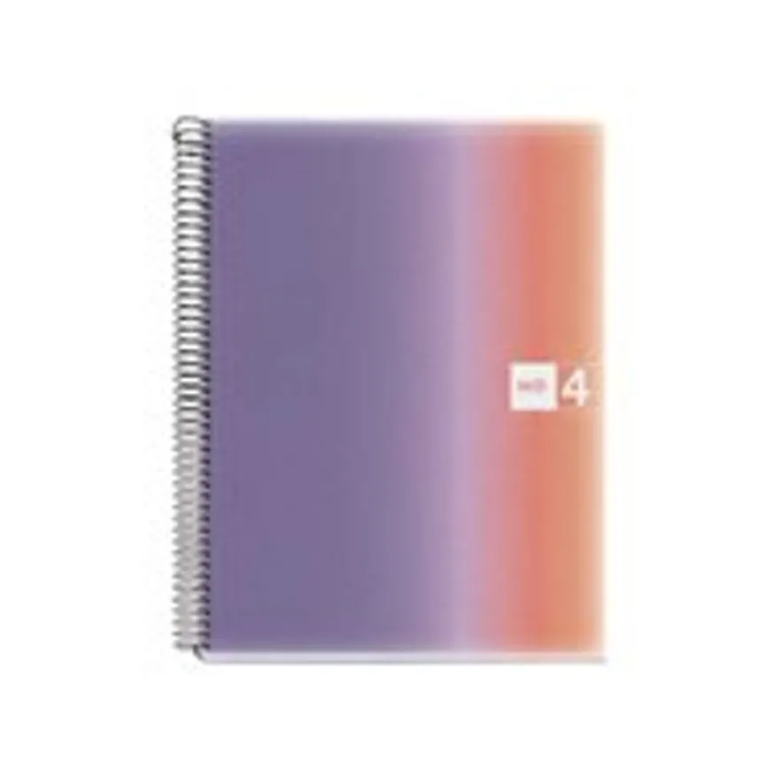 Miquelrius Aurora - Cahier à spirale - A4 (210 x 297 mm) - 120 feuilles - ligné