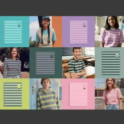 Miquelrius Notebook Between the lines - Cahier à spirale - A5 - 80 feuilles - petits carreaux (5x5 mm) - citron