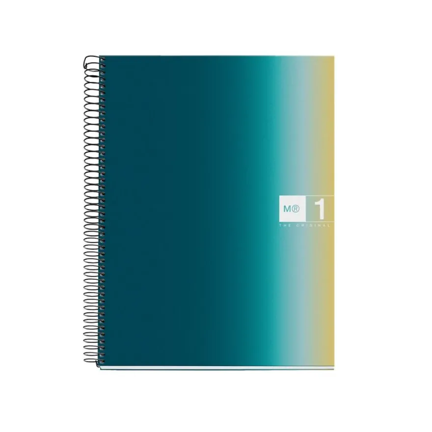 Miquelrius Notebook design Aurora - Cahier à spirale - A5 - 80 feuilles - petits carreaux (5x5 mm) - iceland