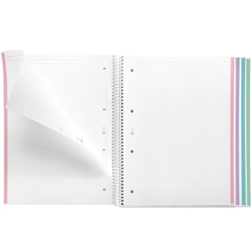 Miquelrius Notebook design Aurora - Cahier à spirale - A5 - 120 feuilles - ligné - west bay