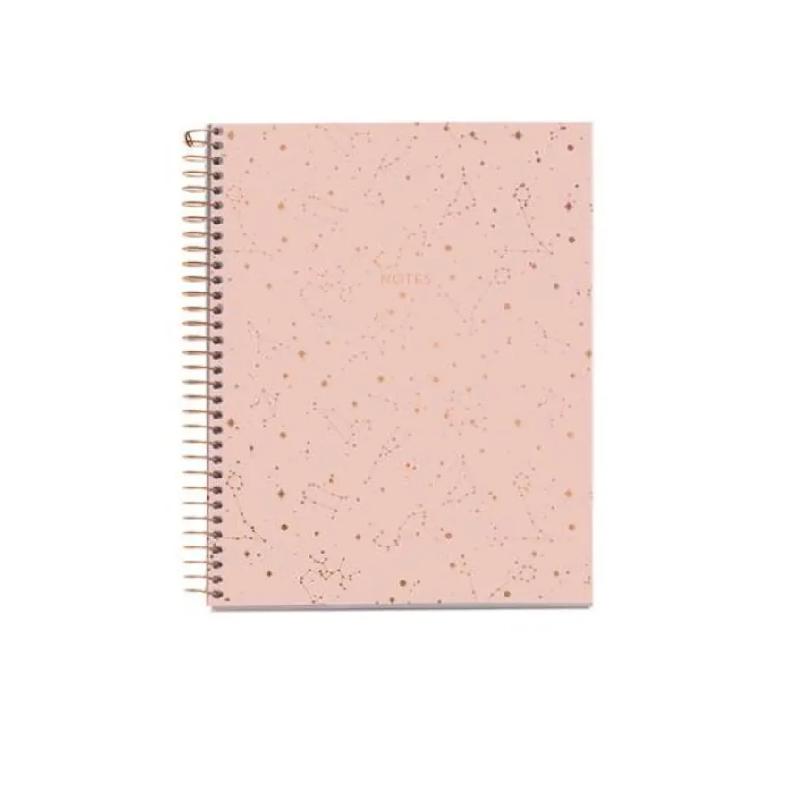 Miquelrius Notebook design Lifestyle - Cahier à spirale - A5 - 100 feuilles - petits carreaux (5x5 mm) - constellation
