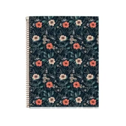 Miquelrius Notebook design Lifestyle - Cahier à spirale - A4 - 100 feuilles - petits carreaux (5x5 mm) - flowers british bloom