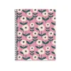Miquelrius Notebook design Lifestyle - Cahier à spirale - A4 - 100 feuilles - petits carreaux (5x5 mm) - pink keep it simple