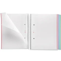 Miquelrius Notebook design Aurora - Cahier à spirale - A5 - 120 feuilles - petits carreaux (5x5 mm) - west bay