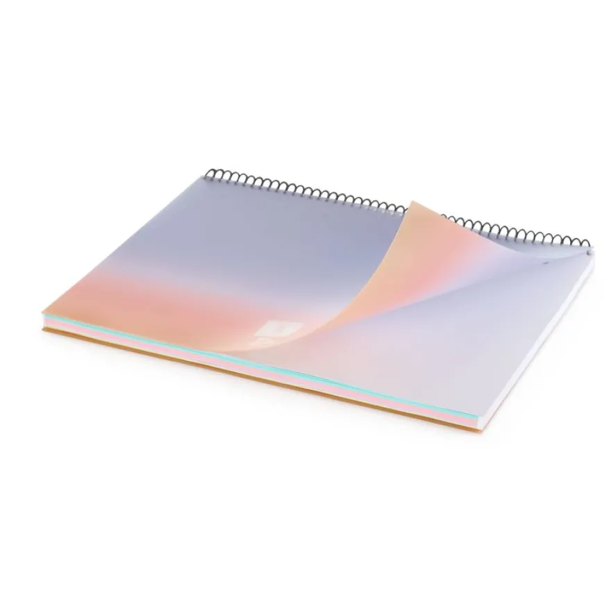 Miquelrius Notebook design Aurora - Cahier à spirale - A5 - 120 feuilles - ligné - iceland
