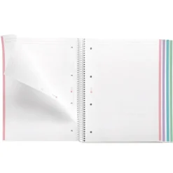 Miquelrius Notebook design Aurora - Cahier à spirale - A5 - 120 feuilles - ligné - santorini