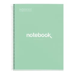 Miquelrius Notebook Emotions - Cahier à spirale - A5 - 80 feuilles - petits carreaux (5x5 mm) - menthe